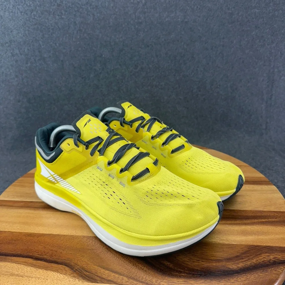 Altra Vanish Tempo Mens 10.5 Yellow Black Running Shoes AL0A7R6G770 Sneakers